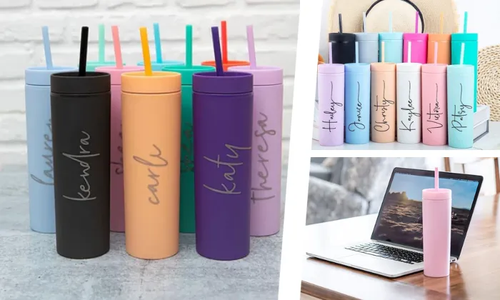 Personalised Skinny Tumblers