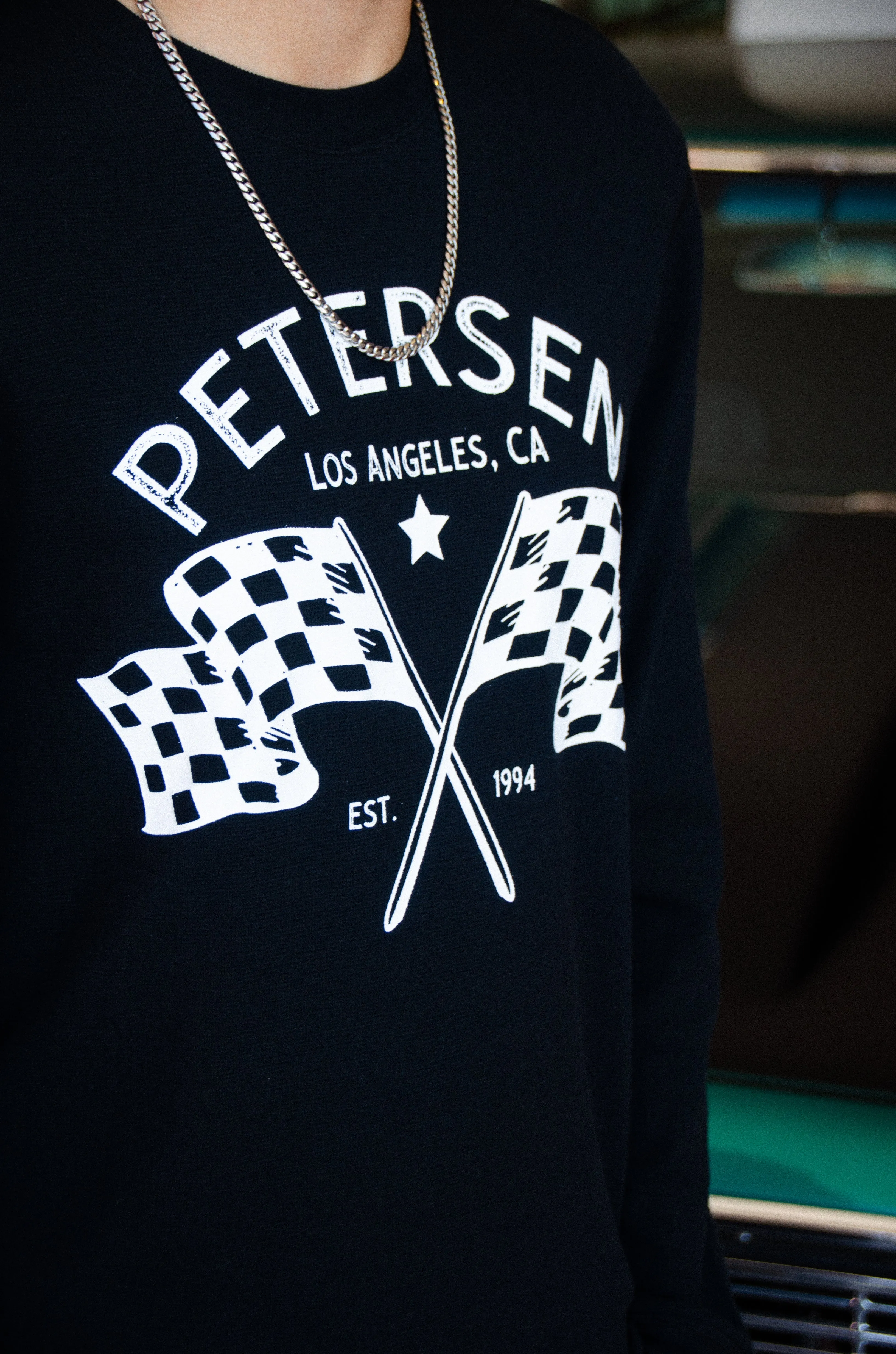 Petersen Tee - Checkered Flags Thermal LS Tee