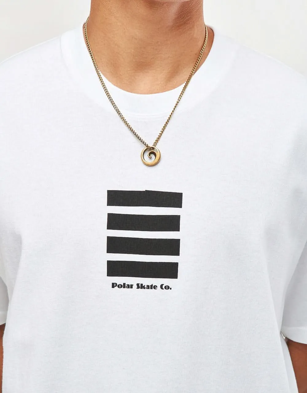 Polar Tape and Panther T-Shirt - White