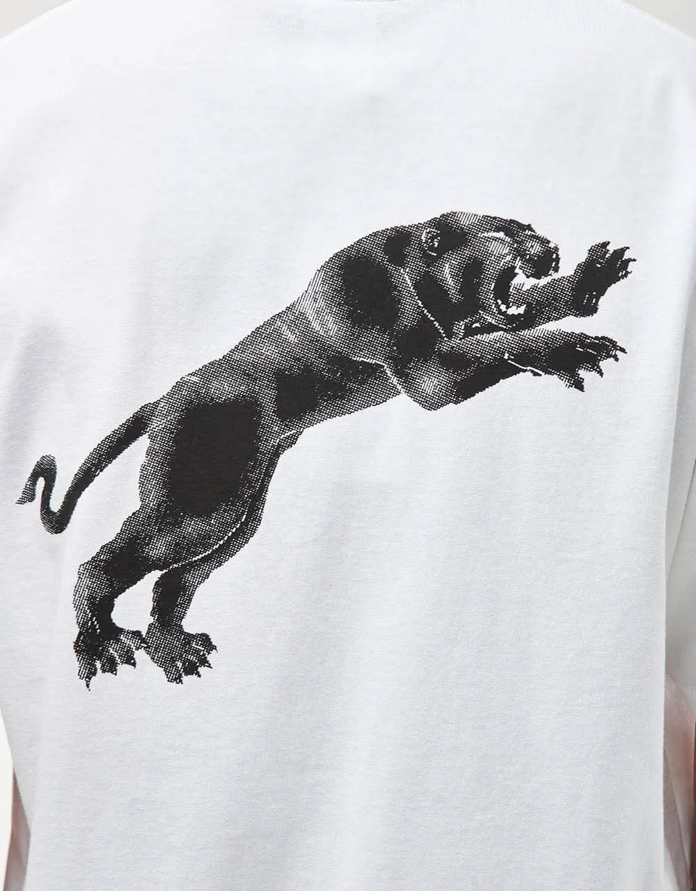 Polar Tape and Panther T-Shirt - White