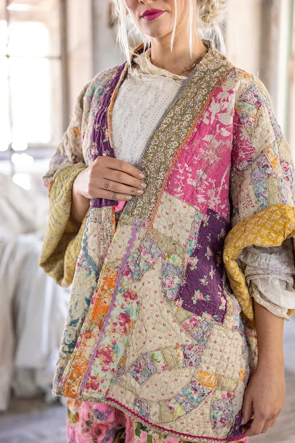 QUILTWORK AINIKA KIMONO JACKET 958