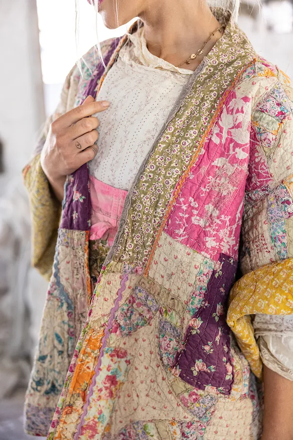 QUILTWORK AINIKA KIMONO JACKET 958