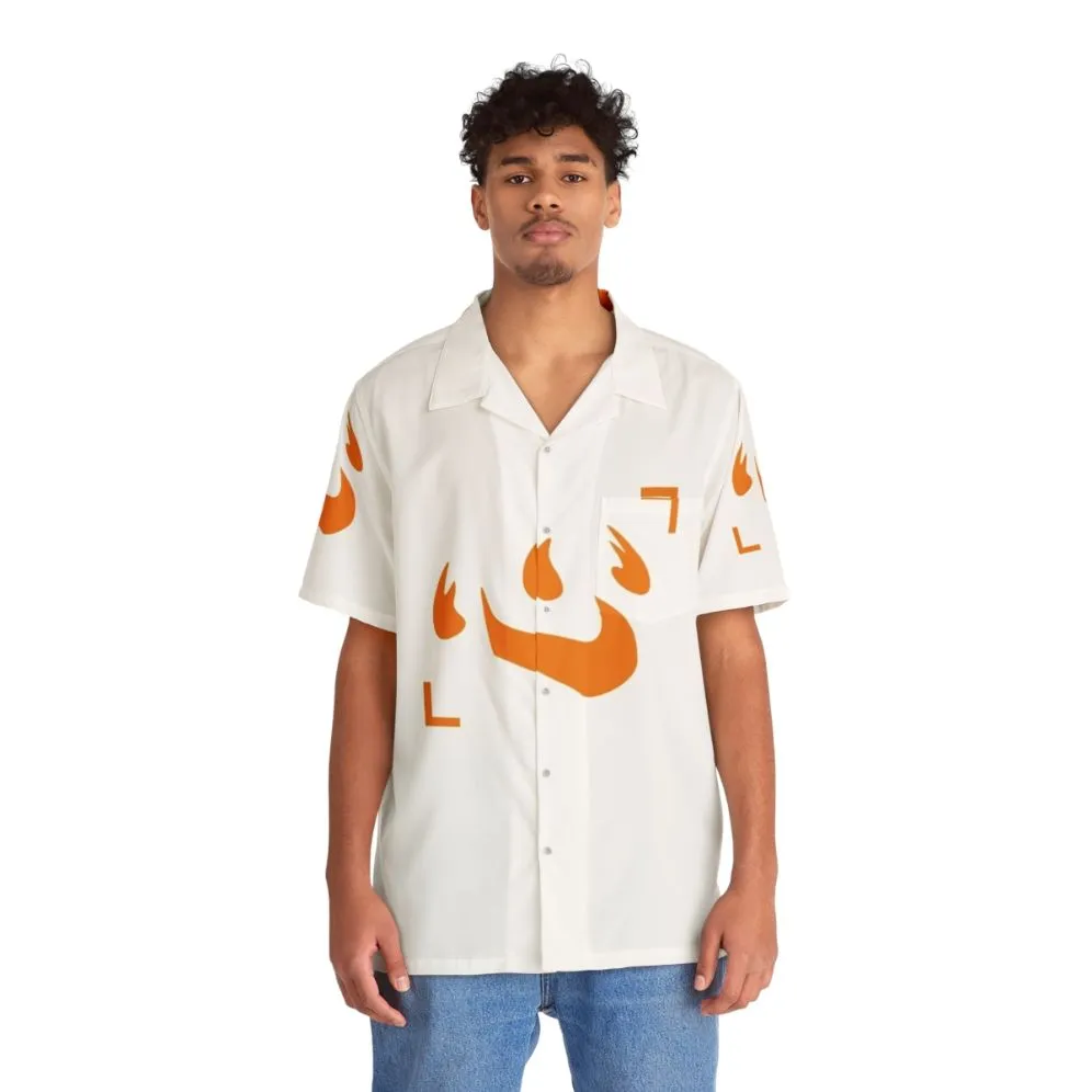 "Fanart Netero Spirit Sign Hawaiian Shirt | Anime Bodhisattva Kanji Apparel"