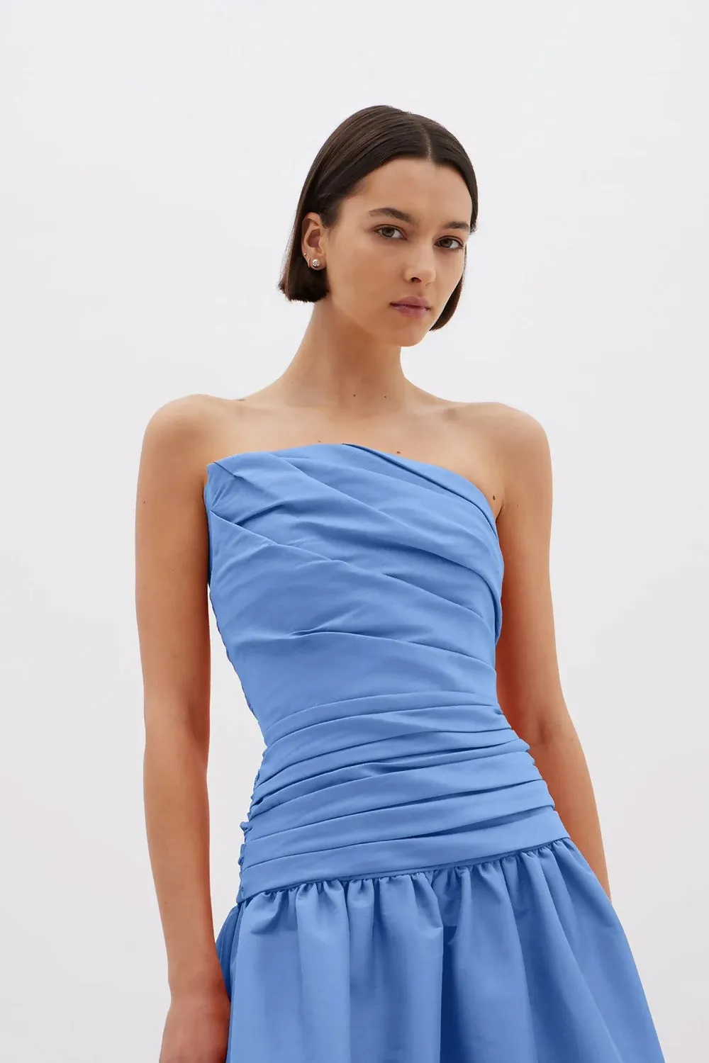 Rachel Gilbert Banks Dress in Cornflower Blue Size AU 10