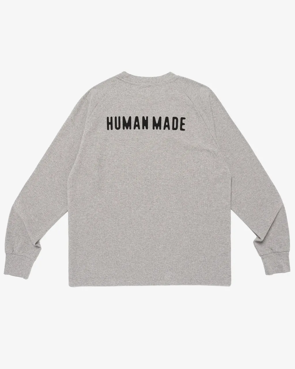 Raglan Sleeve L/S T-Shirt Gray