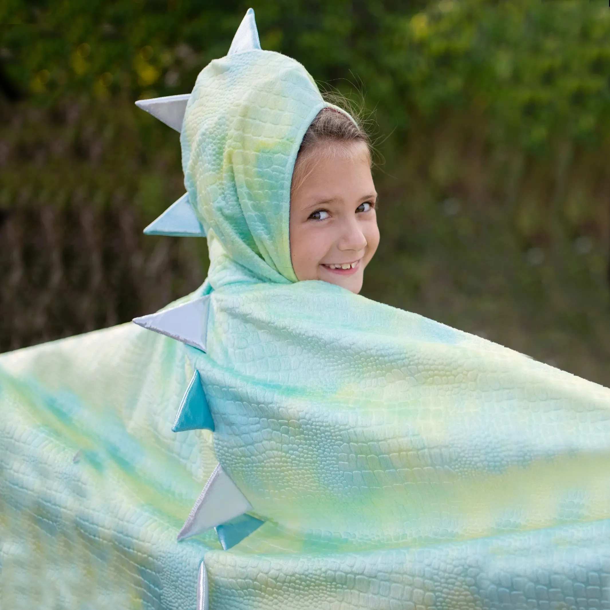 rainbow unicorn dragon reversible cape 5-6