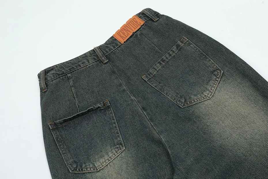 Raw Hem Star Jeans