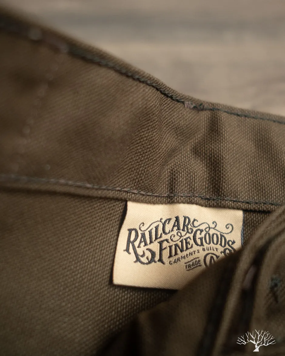 Rebels Duck Canvas Pants - Seaweed Green