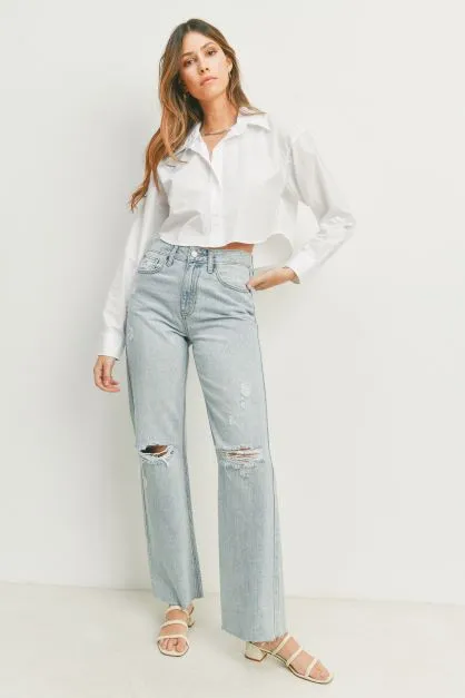 Ribcage Long Length Straight Jeans