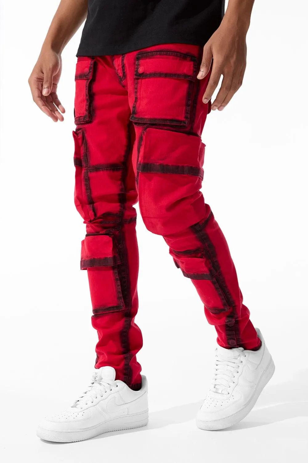 Ross - Maui Cargo Pants (Red)