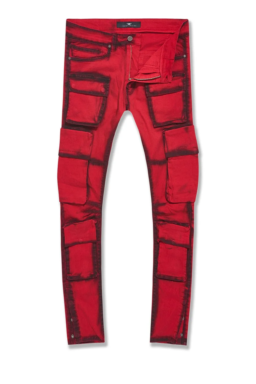 Ross - Maui Cargo Pants (Red)