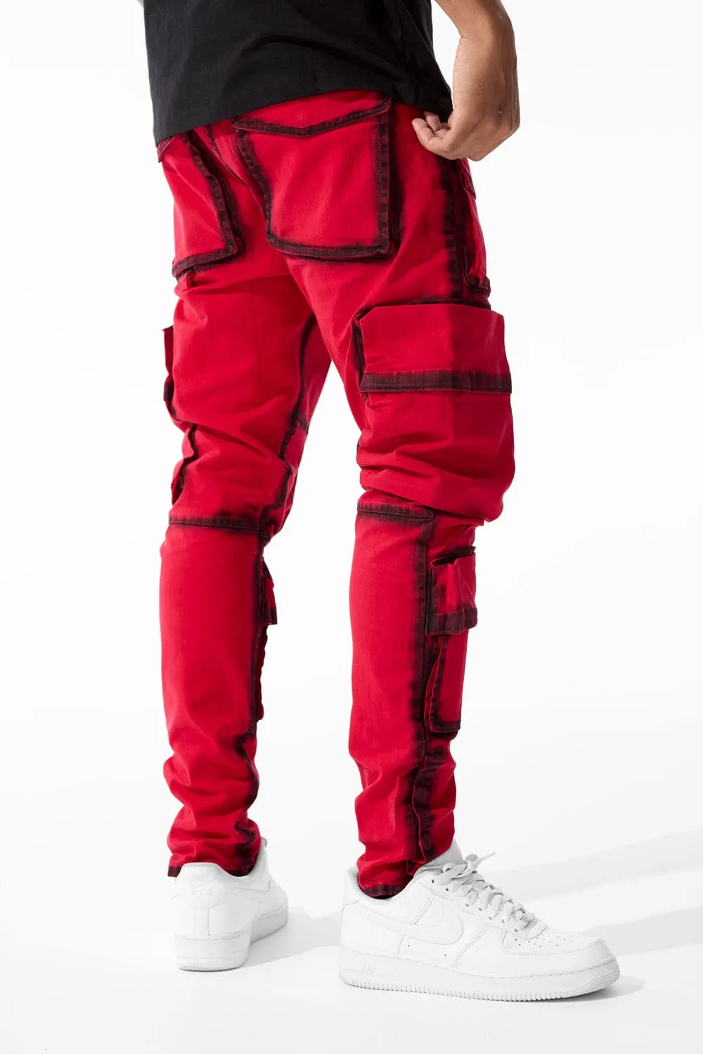 Ross - Maui Cargo Pants (Red)