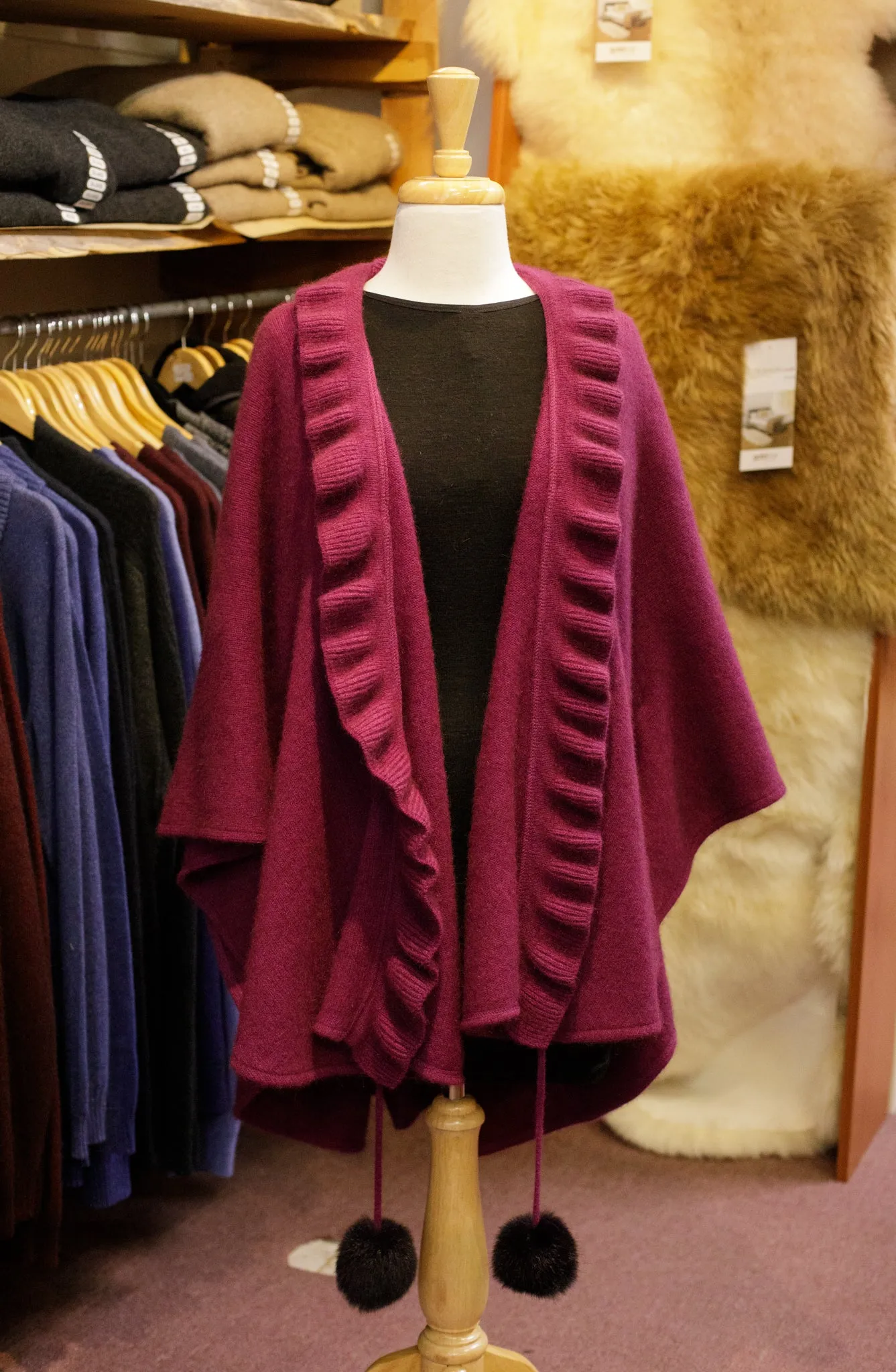 Ruffle Cape