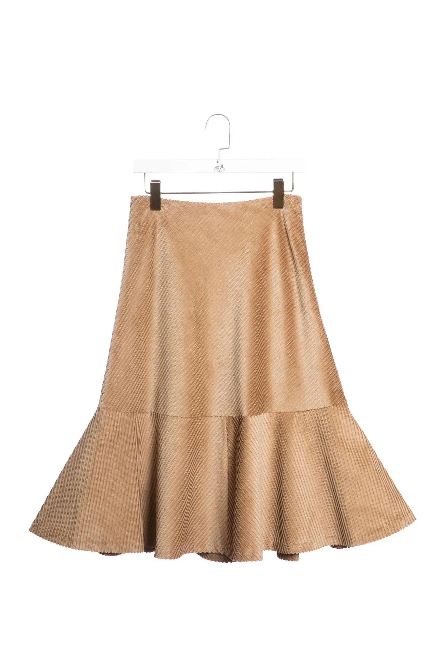 Ruffled Midi Skirt