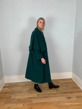 Salko 1970's alpaca, wool mix cape coat