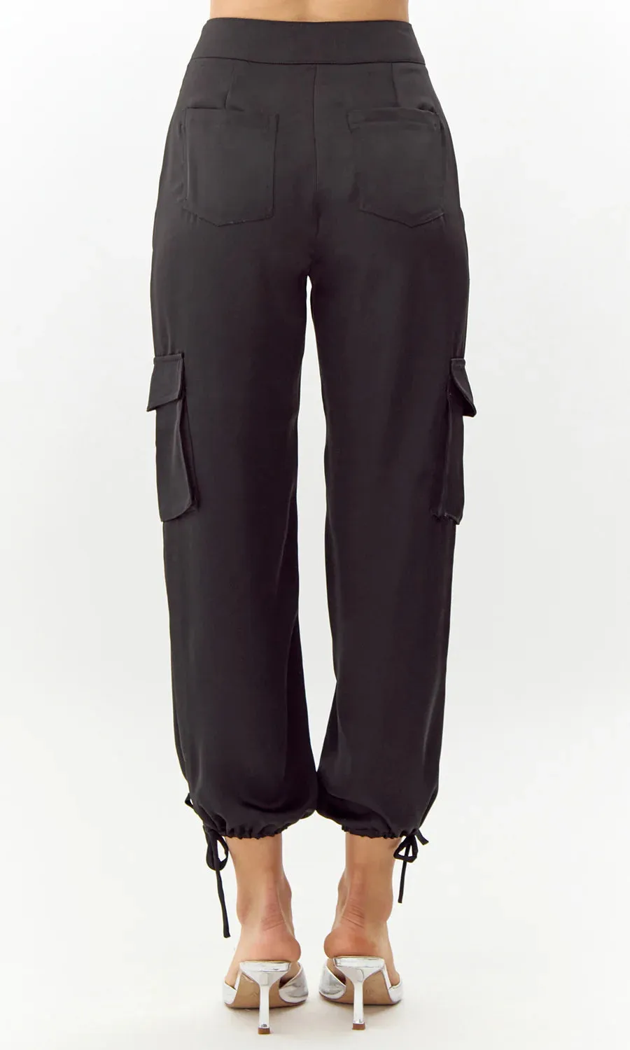 Sammy Satin Cargo Pant