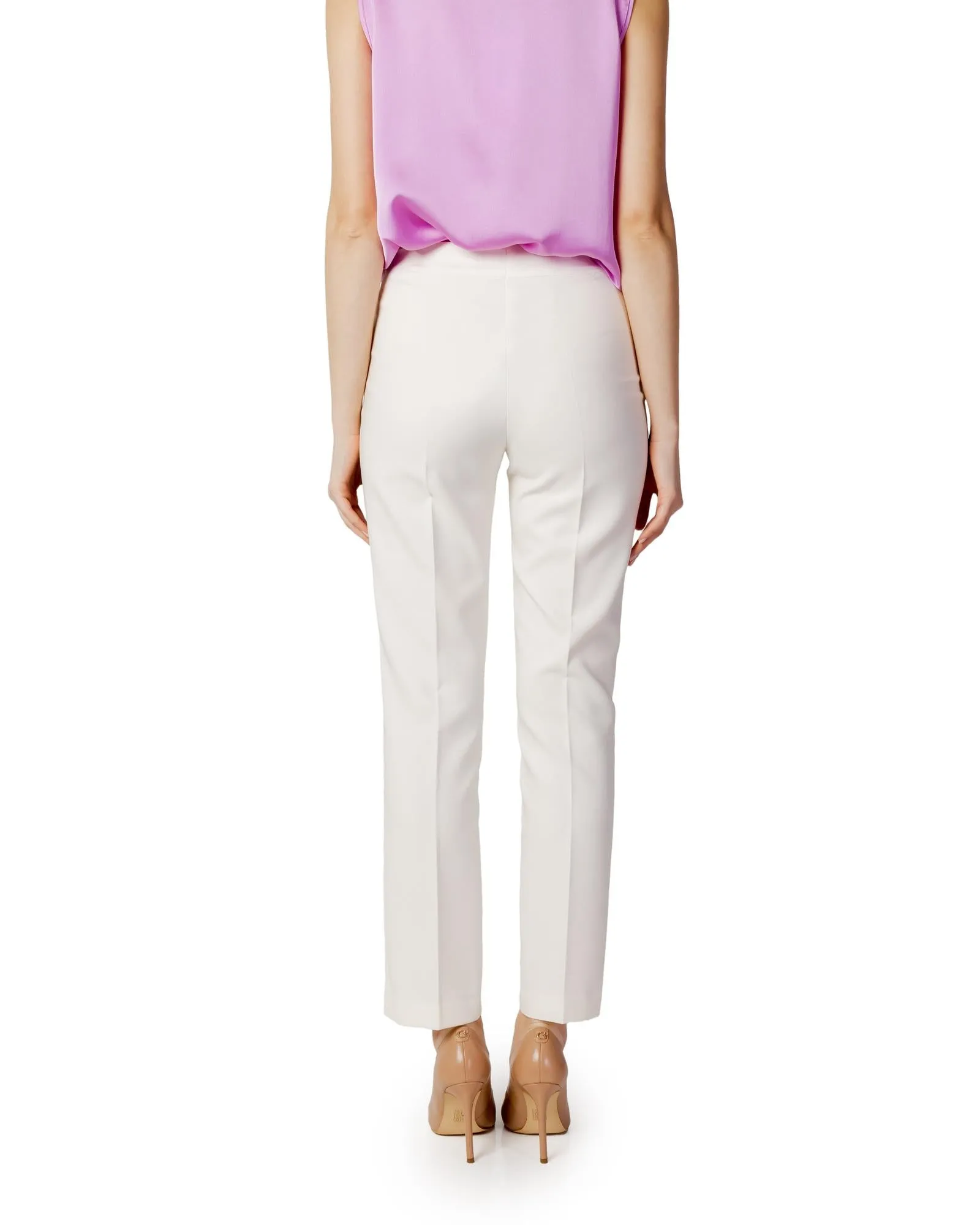 Sandro Ferrone Women's White Straight Leg Pants