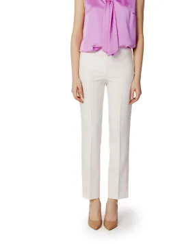 Sandro Ferrone Women's White Straight Leg Pants