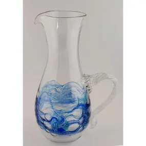 Sea Bubble 8"  Small Round base Pitcher