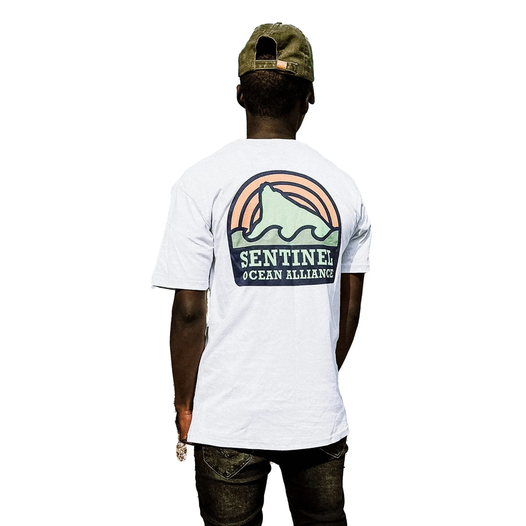 Sentinel Ocean Alliance New School Logo Tee