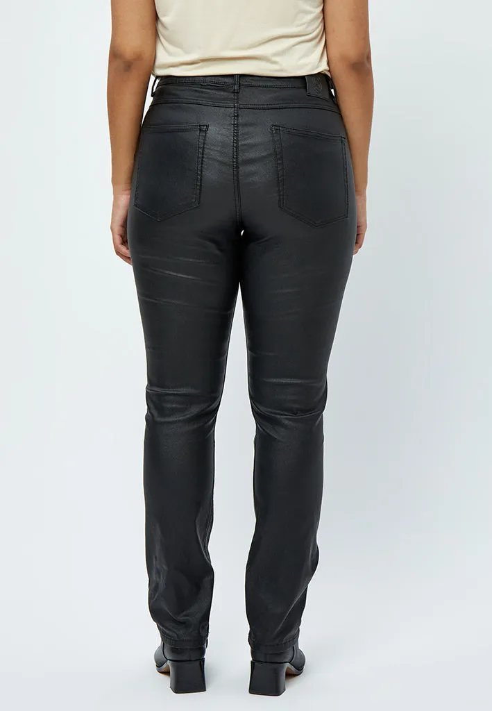 Sibbir Pants Coated Curve - Black