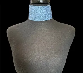 Single Collar Blue Diamond Print