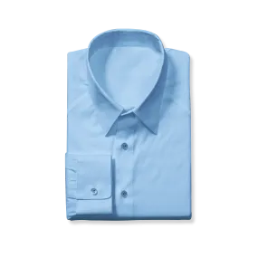 Slim Cut Light Blue Dress Shirt