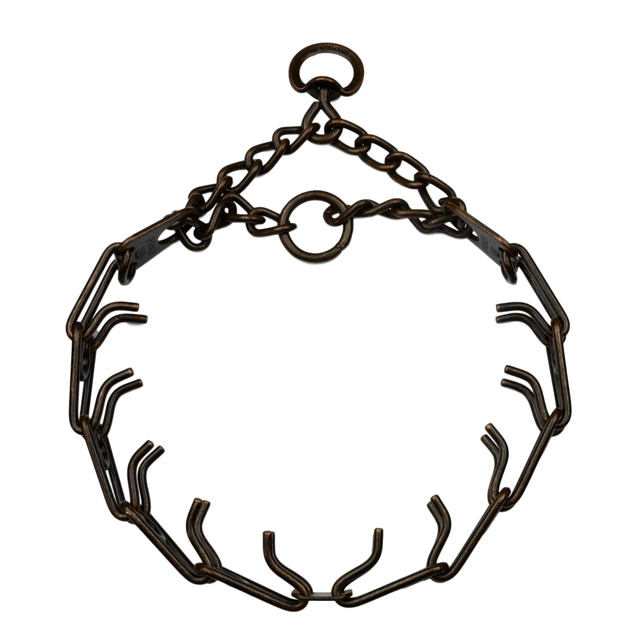 Sprenger Browned Steel Prong Collar