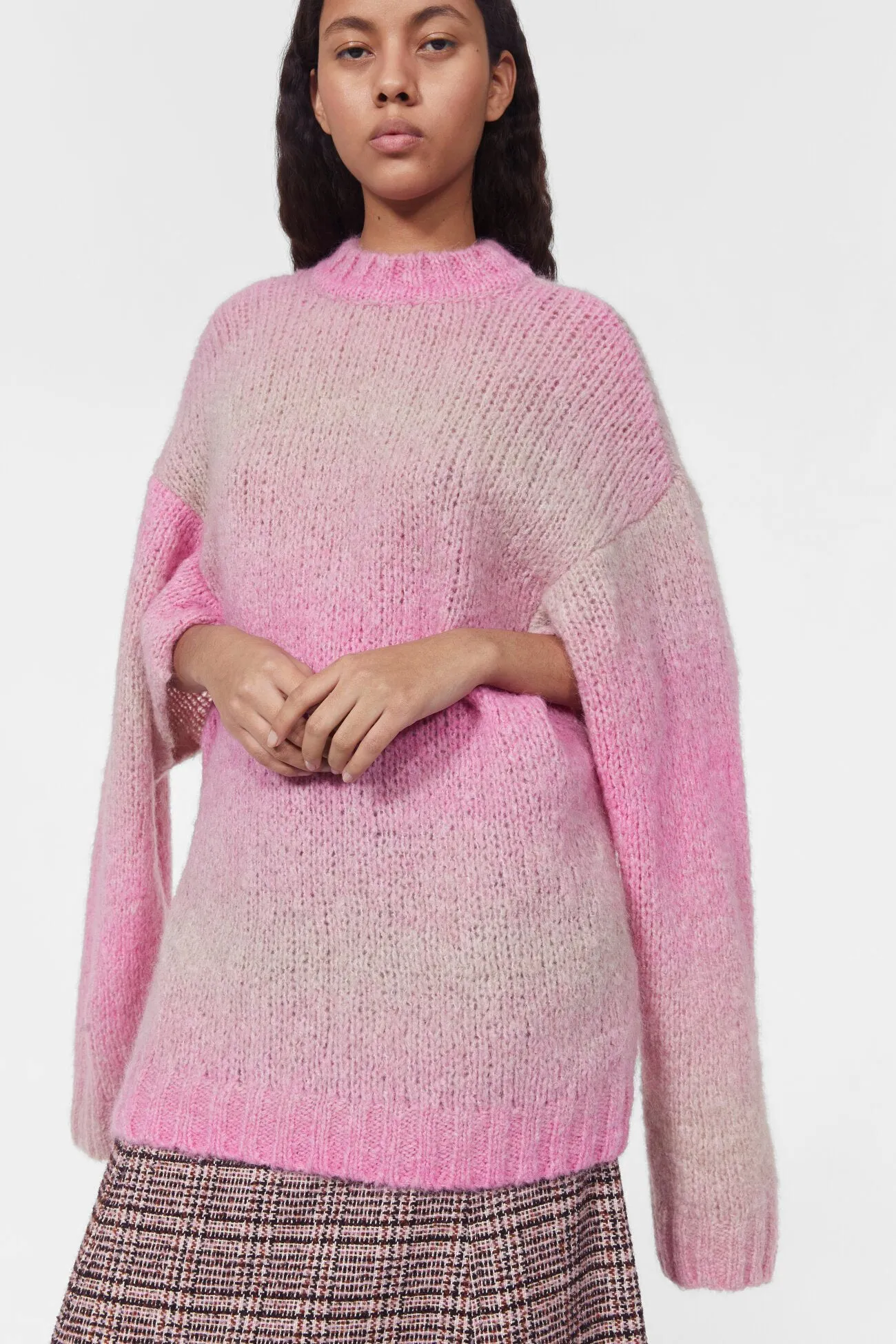 Sri Knitted Sweater in Pink