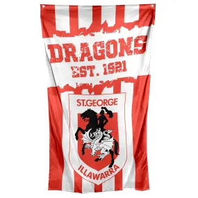 St George Illawarra Dragons NRL Cape / Wall Flag Rugby League