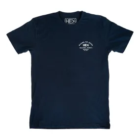 STATION TEE IN MIDNIGHT NAVY