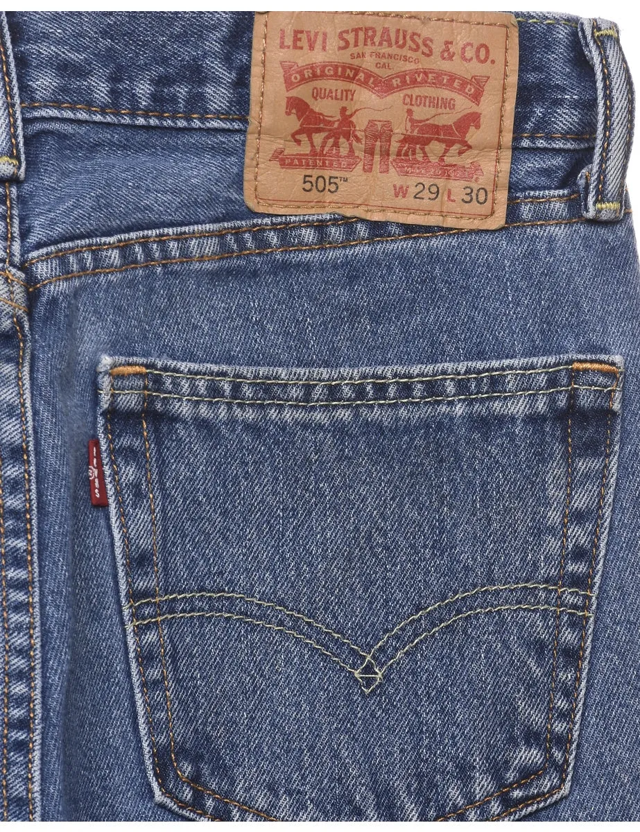 Straight Leg Levis 505 Jeans - W29 L30