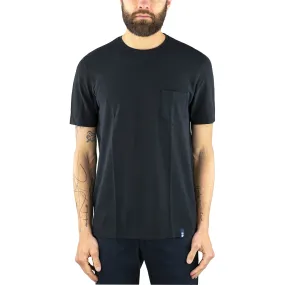 T-Shirt DRUMOHR in Ice Cotton con Taschino Nera