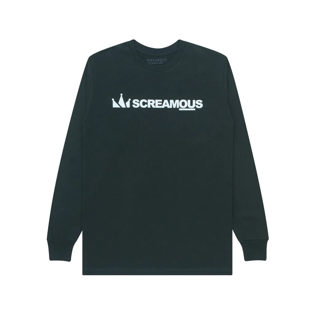 T-Shirt Longsleeves LEGEND ON WHITE FOREST GREEN