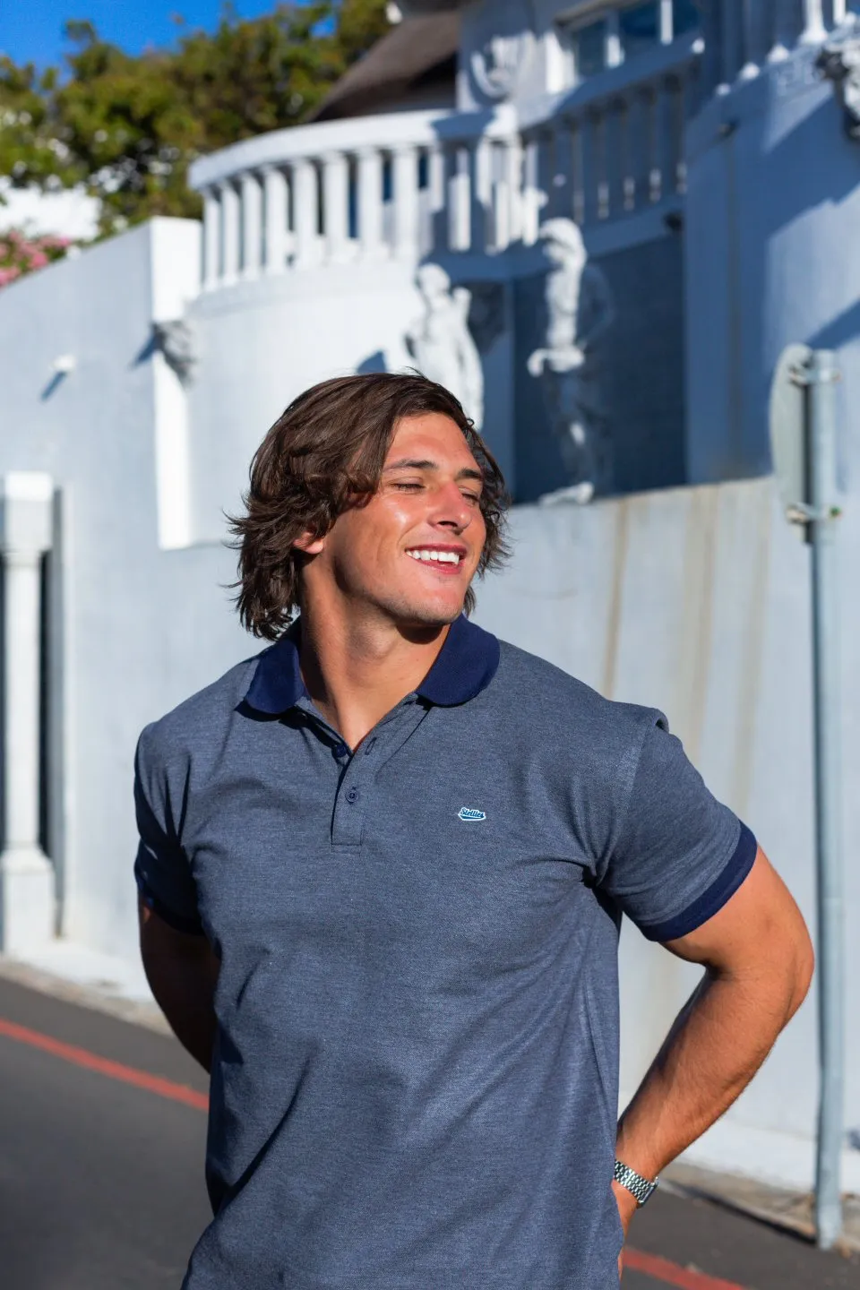 The Golfer Polo In Navy