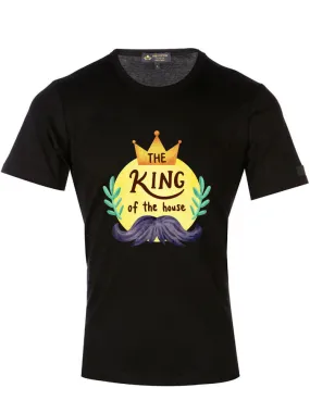 The King Of House - Father's Day Black T-Shirt