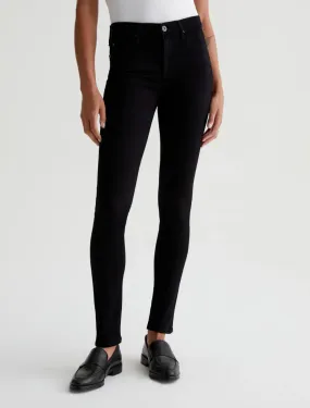 THE PRIMA MID RISE SLIM IN SUPER BLACK