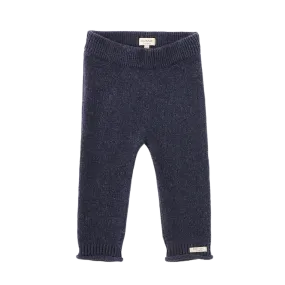 Trig Merino Wool Trousers | Blue Marine Melange