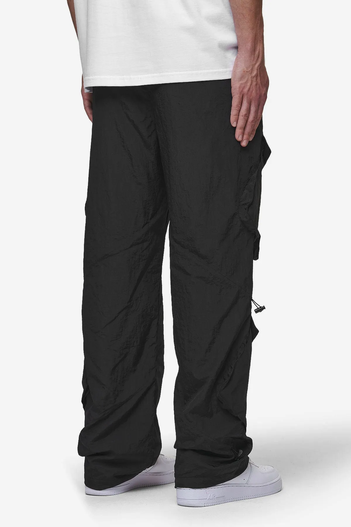 Varick Wide Tech Cargo Pants Black