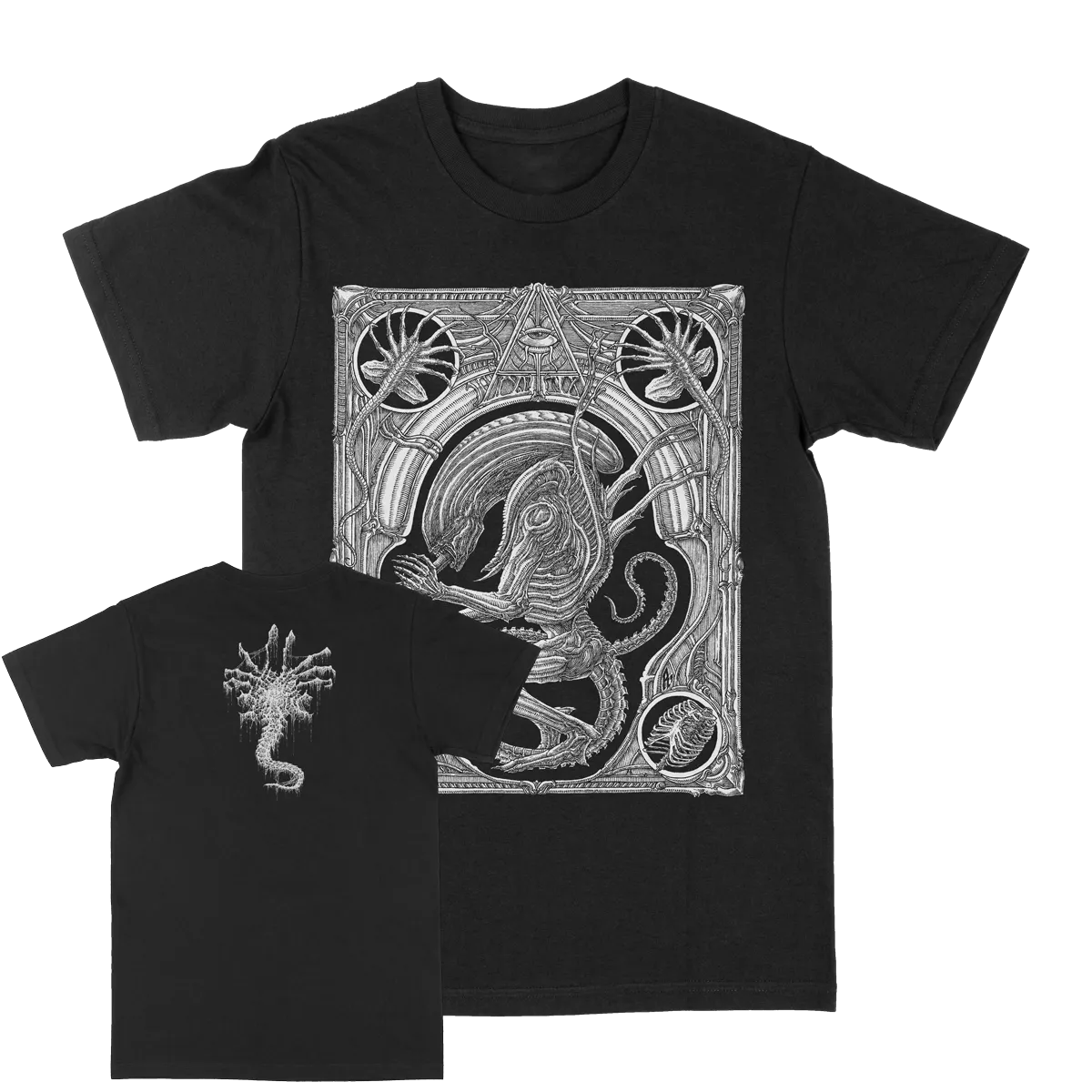 VBERKVLT X Lucas Ruggieri "Xenomorphic" Black T-Shirt