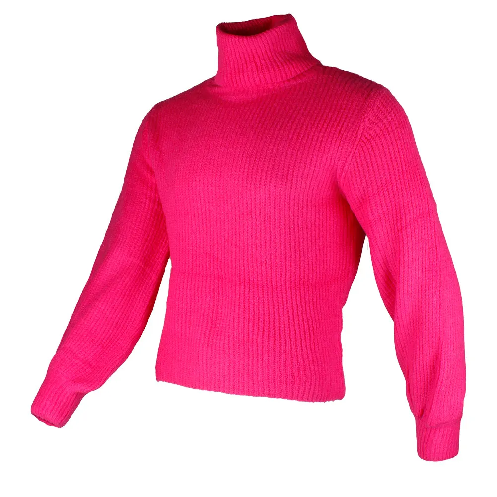 Very Moda Women's Glowing Oversized Turtleneck Knitted Sweater