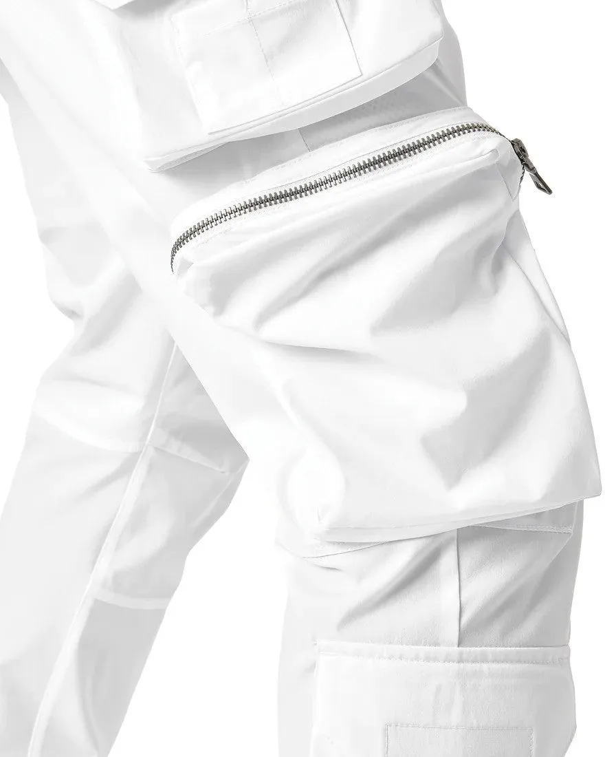 White Cargo Pants