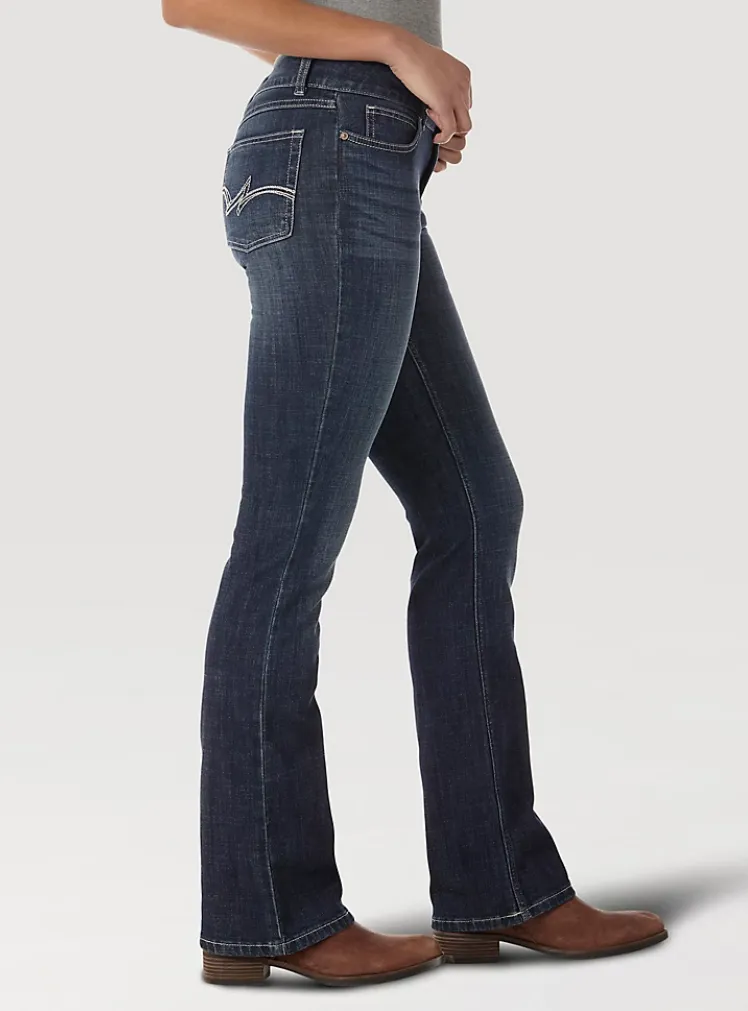 WRANGLER WOMENS BOOTCUT JEAN IN DO WASH STYLE 09MWZDO