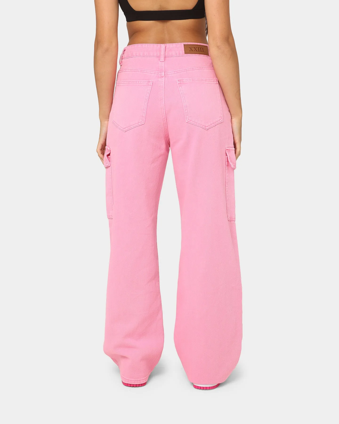 XXIII Women's Harika Cargo Pants Washed Pink