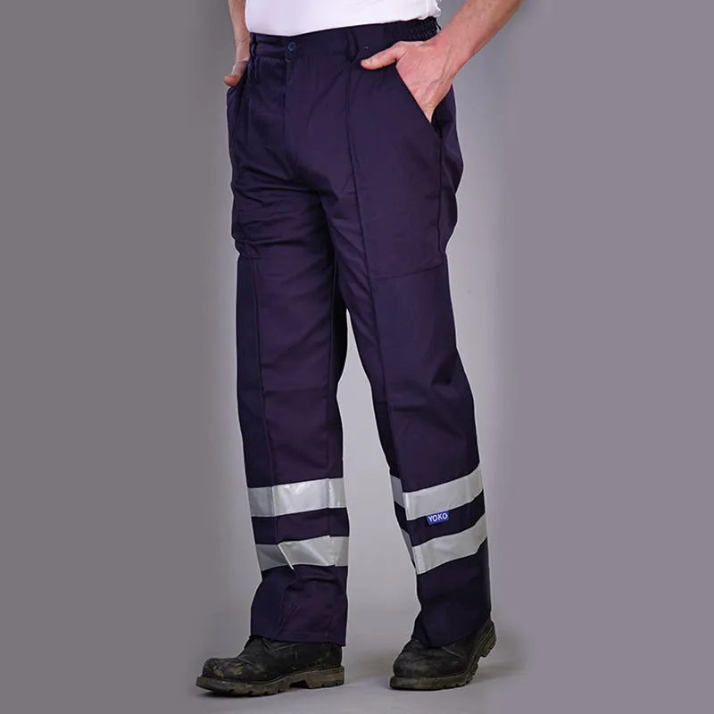 YK074 Reflective polycotton ballistic trousers (BS015T)