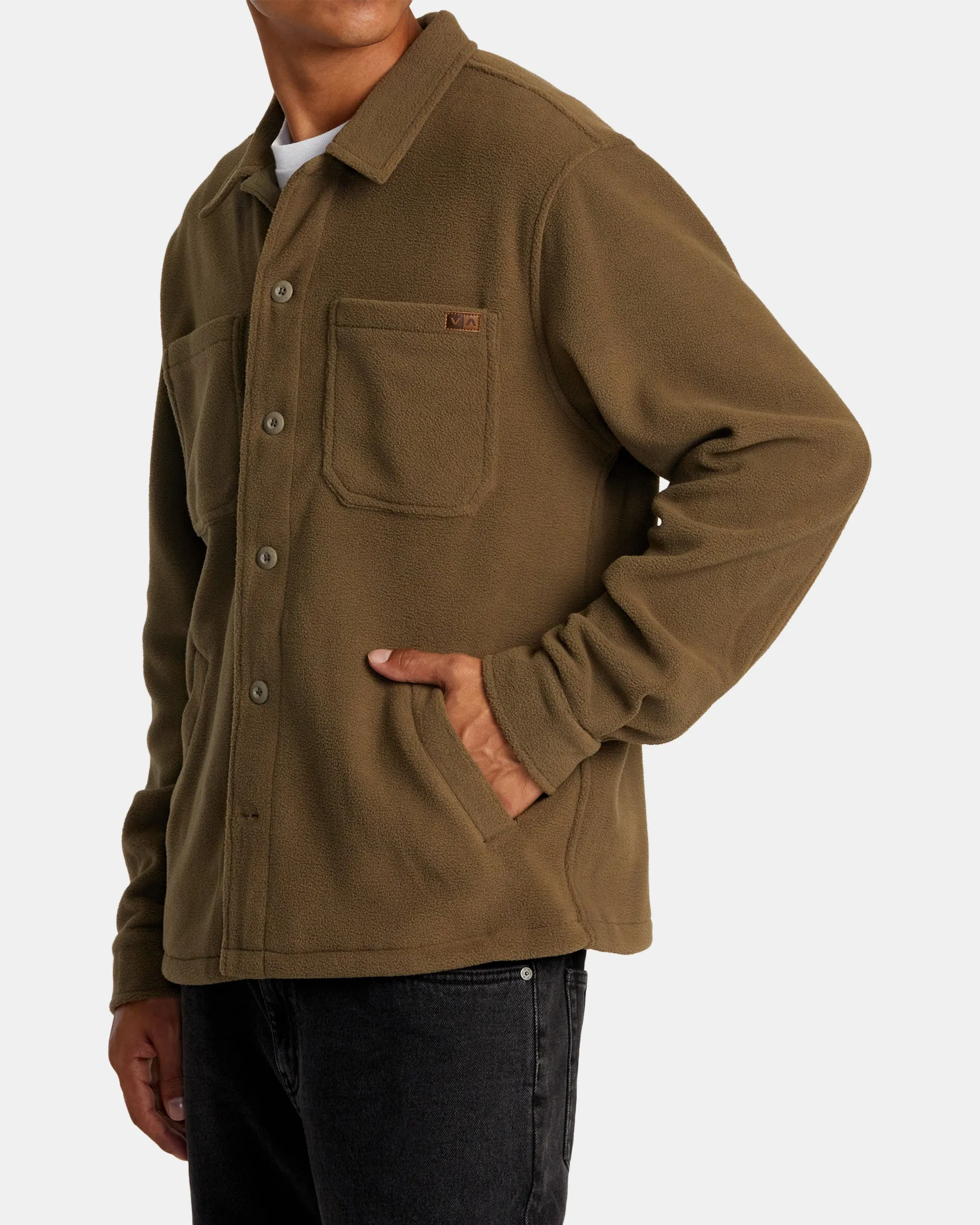 Yukon Hi Pile Fleece Shirt Jacket - Mushroom